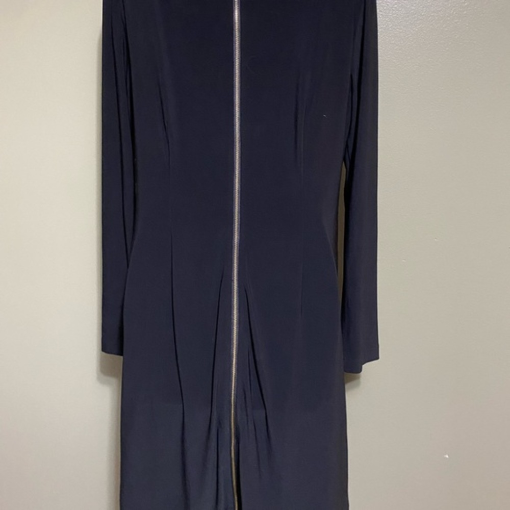 Vince Camuto Black Long Sleeve Dress, Size 6 - Picture 2 of 5